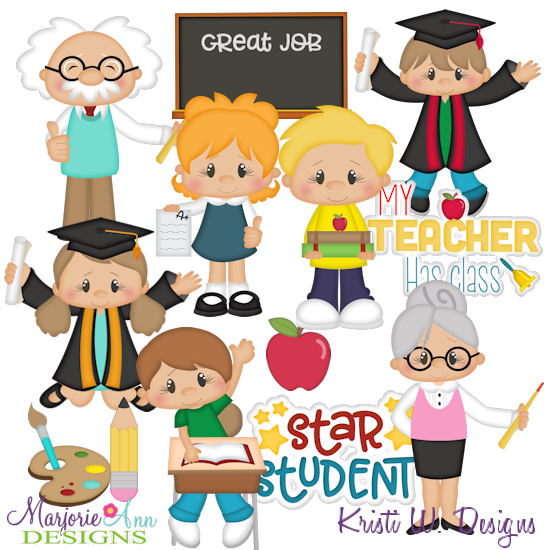 Me & My Teacher SVG Cutting Files Includes Clipart - Click Image to Close
